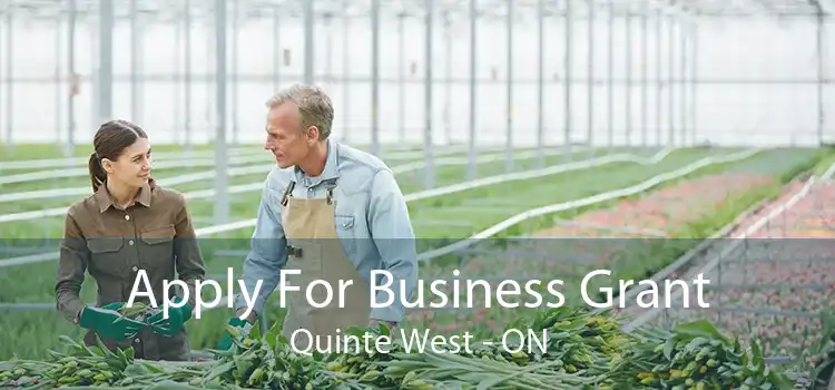 Apply For Business Grant Quinte West - ON