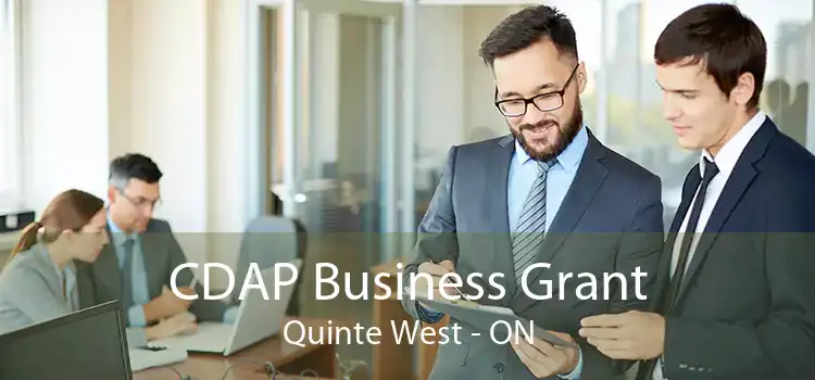 CDAP Business Grant Quinte West - ON